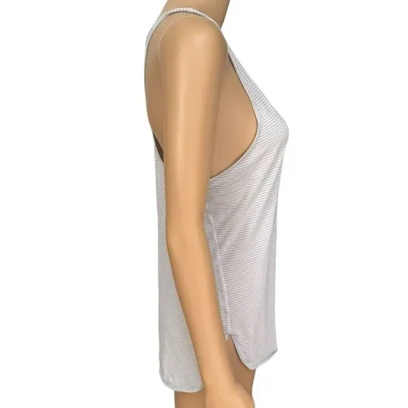 Lululemon striped racer back flowy athletic tank size 6? - Picture 2 of 6
